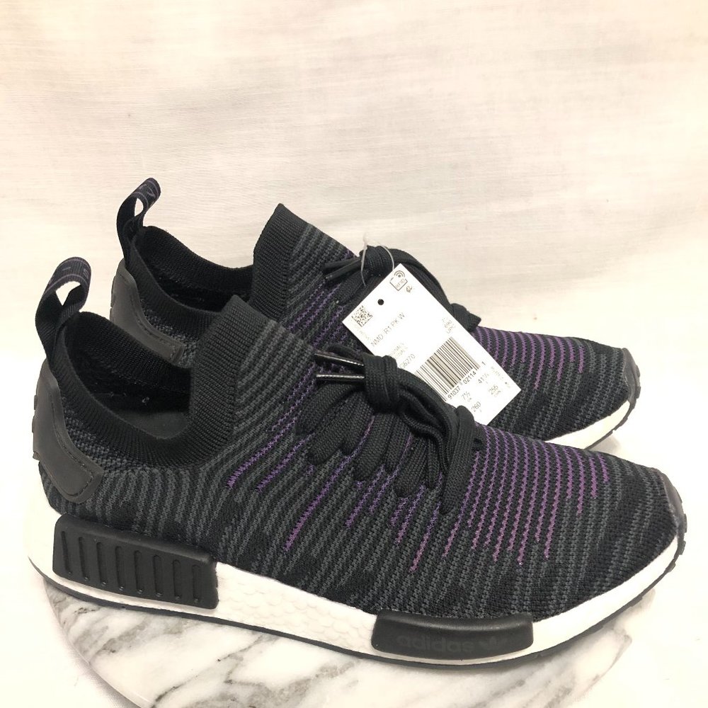 Adidas Boost, NMD R1 PK W Primeknit Boost Women's Size 9 Purple/Black
